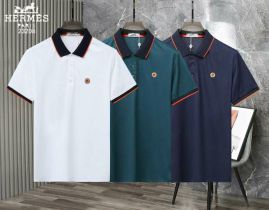 Picture of Hermes Polo Shirt Short _SKUHermesM-3XL2620477